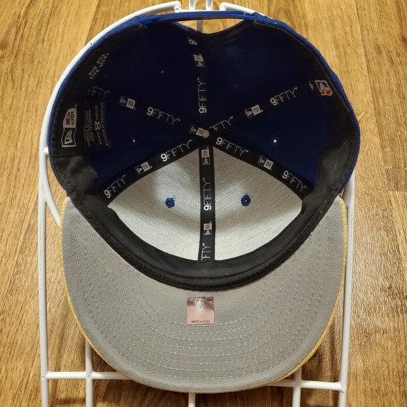 Golden State Warriors Hat Cap Snapback Blue 2 Tone New Era 9FIFTY - Picture 5 of 7